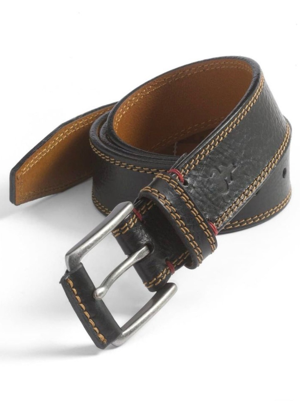 🐂 Timeless Style: Trask Gallatin American 
Bison Leather Belt